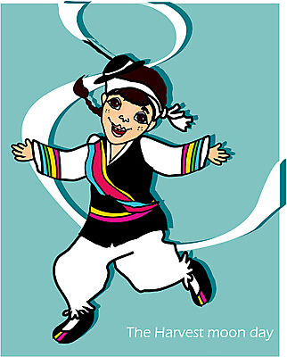 EPS 전신 한국전통 전통 계절 여자 명절 남자 일러스트 청소년 한명 서기 사람 10대 추석 공연 가을 전통의상 한복 풍물놀이 사물놀이 전통공연 상모 풍물 농악무 십대만 국내일러스트 1 기념일 모션 한국 국악 이벤트 전통놀이 파일형식 벡터