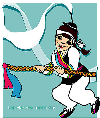 EPS 전신 한국전통 전통 계절 여자 명절 남자 일러스트 청소년 한명 서기 사람 10대 추석 공연 가을 전통의상 한복 풍물놀이 사물놀이 전통공연 상모 풍물 농악무 십대만 국내일러스트 1 기념일 모션 한국 국악 이벤트 전통놀이 파일형식 벡터