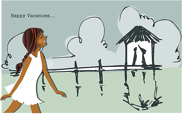 EPS 구름 긴머리 원피스 여자 여행 포즈 일러스트 휴가 휴식 한명 서기 사람 상반신 20대 성인 야외 여름휴가 바캉스 수상가옥 여자만 여자한명만 성인여자만 청년만 청년여자만 성인한명만 청년여자한명만 성인여자한명만 성인만 국내일러스트 자연요소 1 헤어스타일 옷 컨셉 모션 주택 청년 파일형식 벡터 여름_계절