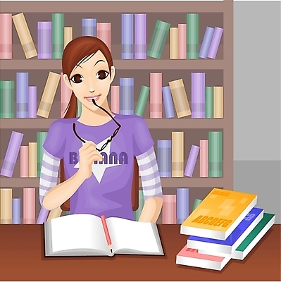 EPS 직업 학생 여자 대학생 일러스트 책장 실내 한명 사람 앉기 상반신 20대 성인 책 도서관 책상 여자만 여자한명만 성인여자만 청년만 청년여자만 성인한명만 청년여자한명만 성인여자한명만 성인만 국내일러스트 1 교육 가구 모션 청년 내부 파일형식 벡터