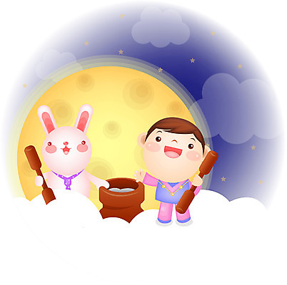 EPS 전신 구름 남자 감정 별 초등학생 어린이 일러스트 상상 한명 서기 사람 소년 야외 보름달 달 토끼 야간 순수 절구 떡방아 남자만 남자한명만 어린이만 소년만 소년한명만 국내일러스트 자연요소 1 학생 컨셉 포유류 모션 반려동물 도구 방아 파일형식 벡터