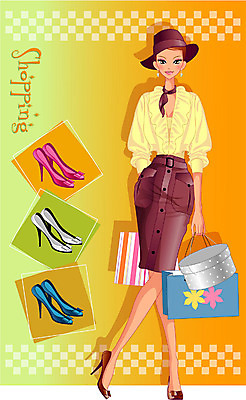 EPS 전신 모델 우먼라이프 여자 패션 구두 포즈 일러스트 한명 서기 사람 20대 성인 쇼핑 쇼핑백 여자만 여자한명만 성인여자만 청년만 청년여자만 성인한명만 청년여자한명만 성인여자한명만 성인만 국내일러스트 1 라이프스타일 신발 가방 모션 청년 파일형식 벡터