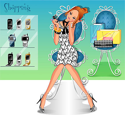 EPS 전신 모델 우먼라이프 여자 패션 포즈 일러스트 실내 한명 사람 앉기 20대 성인 스마트폰 쇼핑 쇼핑백 기계 통신기기 통화 여자만 여자한명만 성인여자만 청년만 청년여자만 성인한명만 청년여자한명만 성인여자한명만 성인만 국내일러스트 1 라이프스타일 가방 통신 모션 청년 내부 핸드폰 스마트기기 파일형식 벡터