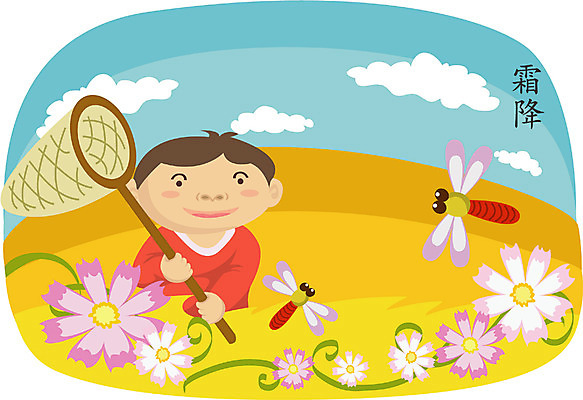 EPS 주간 클립아트 사계절 계절 남자 일러스트 청소년 자연 한명 사람 소년 야외 10대 가을 잠자리 절기 코스모스 곤충채집 상강 남자만 남자한명만 십대만 십대남자만 십대남자한명만 국내일러스트 자연요소 1 꽃 어린이 곤충 수집 생태계 파일형식 벡터