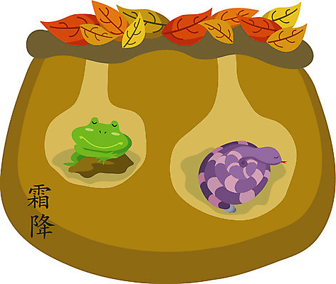 EPS 클립아트 동물 척추동물 사계절 계절 낙엽 일러스트 자연 개구리 양서류 사람없음 가을 뱀 절기 겨울잠 땅속 상강 국내일러스트 잎 파충류 잠 생태계 파일형식 벡터