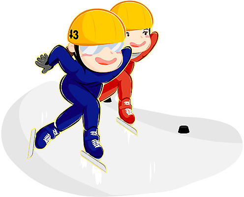 EPS 클립아트 캐릭터 계절 남자 스포츠 올림픽 겨울 일러스트 홍보캐릭터 겨울스포츠 동계올림픽 사람 두명 레포츠 운동 스포츠캐릭터 스피드스케이팅 쇼트트랙 남자만 일러캐릭터 레저 건강 스케이팅 파일형식 벡터