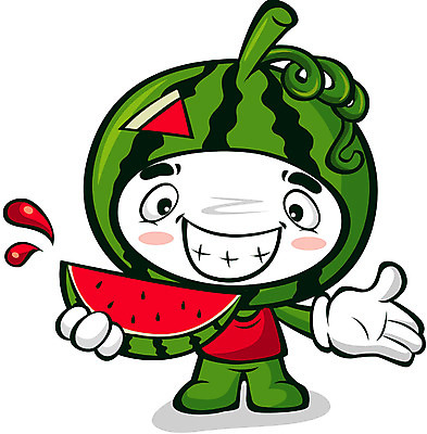 EPS 클립아트 식물 캐릭터 과일 일러스트 홍보캐릭터 수박 의인화 사람없음 농작물 특산물 음식캐릭터 특산물캐릭터 일러캐릭터 음식 농업 파일형식 벡터