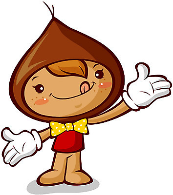 EPS 클립아트 식물 캐릭터 음식 일러스트 홍보캐릭터 의인화 사람없음 농작물 견과류 밤 특산물 음식캐릭터 특산물캐릭터 견과류캐릭터 일러캐릭터 농업 파일형식 벡터