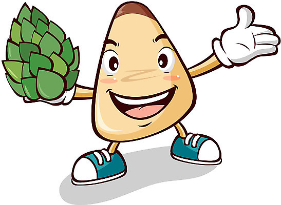 EPS 클립아트 식물 캐릭터 음식 일러스트 홍보캐릭터 의인화 사람없음 농작물 견과류 특산물 음식캐릭터 잣 특산물캐릭터 일러캐릭터 농업 파일형식 벡터