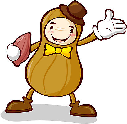 EPS 클립아트 식물 캐릭터 음식 일러스트 홍보캐릭터 의인화 사람없음 농작물 견과류 특산물 음식캐릭터 땅콩 특산물캐릭터 견과류캐릭터 일러캐릭터 농업 파일형식 벡터