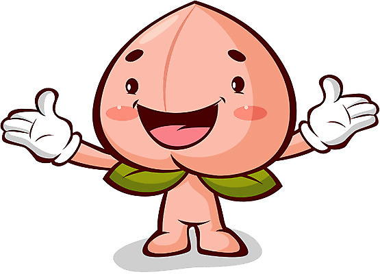 EPS 클립아트 식물 캐릭터 음식 과일 일러스트 홍보캐릭터 의인화 사람없음 농작물 특산물 음식캐릭터 복숭아 특산물캐릭터 일러캐릭터 농업 파일형식 벡터