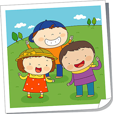 EPS 주간 전신 여자 어린이교육 교육 남자 어린이라이프 초등학생 어린이 일러스트 하늘 서기 사람 소녀 소년 야외 세명 친구 소풍 사진촬영 촬영 기념사진 어린이만 국내일러스트 자연요소 학생 라이프스타일 관계 모션 야외활동 파일형식 벡터