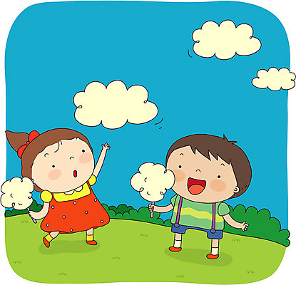 EPS 주간 전신 여자 남자 어린이라이프 초등학생 어린이 일러스트 서기 사람 소녀 소년 야외 두명 친구 소풍 솜사탕 어린이만 국내일러스트 자연요소 학생 라이프스타일 관계 모션 디저트 야외활동 파일형식 벡터
