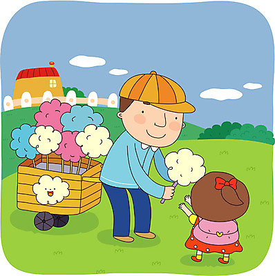 EPS 주간 전신 여자 남자 어린이라이프 초등학생 어린이 일러스트 서기 사람 야외 두명 아저씨 솜사탕 어린이만 국내일러스트 자연요소 학생 라이프스타일 모션 디저트 파일형식 벡터