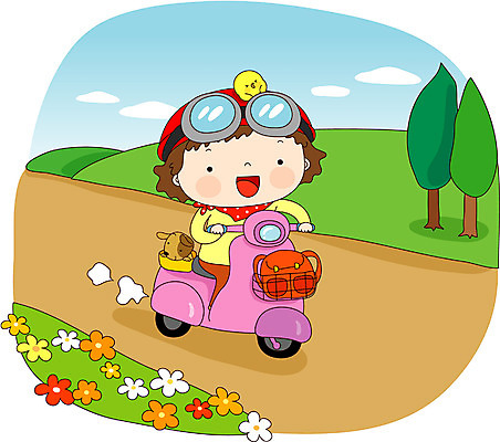 EPS 주간 여자 어린이라이프 초등학생 어린이 여행 일러스트 하늘 휴가 한명 사람 앉기 소녀 상반신 야외 반려동물 오토바이 개 강아지 여자만 여자한명만 어린이만 소녀만 소녀한명만 국내일러스트 자연요소 동물 1 학생 라이프스타일 포유류 모션 바이크 파일형식 벡터