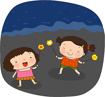 EPS 전신 여자 어린이라이프 어린이 바다 여행 일러스트 휴가 폭죽 불꽃놀이 서기 사람 소녀 해변 야외 두명 친구 야간 여자만 어린이만 소녀만 국내일러스트 자연요소 라이프스타일 관계 모션 놀이 파일형식 벡터