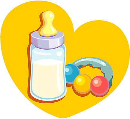 EPS 클립아트 생활용품 일러스트 장난감 출산용품 아기용품 출산 젖병 딸랑이 국내일러스트 오브젝트 파일형식 벡터