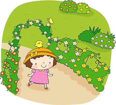 EPS 전신 공원 공공시설 여자 어린이라이프 초등학생 어린이 여행 일러스트 휴가 한명 서기 사람 소녀 정원 산책 여자만 여자한명만 어린이만 소녀만 소녀한명만 국내일러스트 1 학생 라이프스타일 모션 휴식 시설 파일형식 벡터