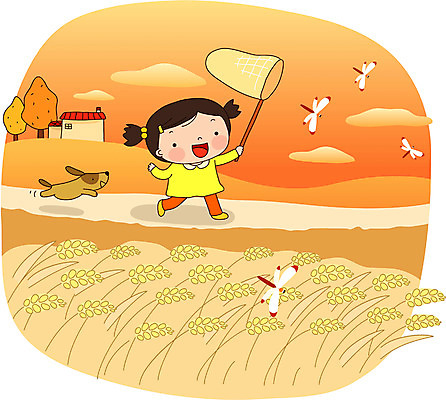 EPS 전신 사계절 계절 여자 어린이라이프 길 초등학생 어린이 컬러 일러스트 자연 한명 서기 사람 소녀 야외 노을 주황색 일몰 가을 농촌 시골 개 잠자리 곤충채집 채집망 여자만 여자한명만 어린이만 소녀만 소녀한명만 국내일러스트 자연요소 1 학생 라이프스타일 곤충 포유류 모션 수집 생태계 파일형식 벡터