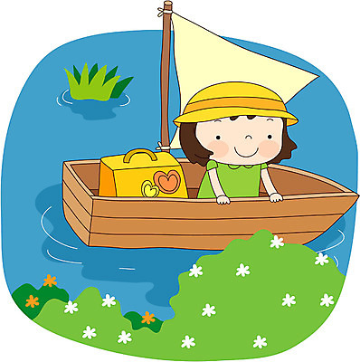 EPS 여자 어린이라이프 초등학생 어린이 여행 일러스트 휴가 한명 사람 소녀 상반신 야외 강 선박 여자만 여자한명만 어린이만 소녀만 소녀한명만 국내일러스트 1 학생 라이프스타일 수상교통 파일형식 벡터