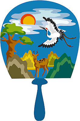 EPS 클립아트 동물 생활용품 일러스트 자연 사슴 풍경 사람없음 전통문양 학 부채 자연문양 십장생 환갑잔치 국내일러스트 전통 문양 기념일 포유류 조류 오브젝트 생태계 파일형식 벡터