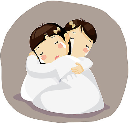 EPS 클립아트 여자 일러스트 가족 사람 두명 슬픔 눈물 자매 장례 장례식 여자만 국내일러스트 상주시 감정 관계 경상북도 파일형식 벡터