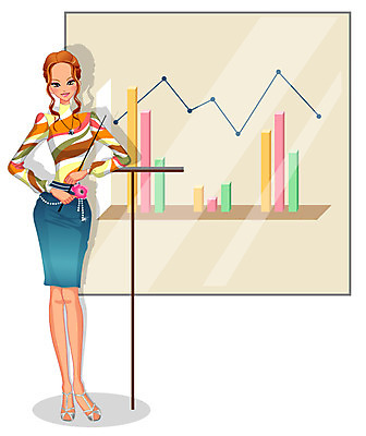 EPS 전신 여자 일러스트 비즈니스 그래프 한명 서기 사람 20대 성인 업무 비즈니스우먼 작업실 프레젠테이션 여자만 여자한명만 성인여자만 청년만 청년여자만 성인한명만 청년여자한명만 성인여자한명만 성인만 국내일러스트 1 모션 청년 작업 직장인 파일형식 벡터