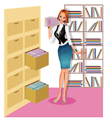 EPS 전신 여자 일러스트 회사 비즈니스 실내 한명 서기 사람 20대 성인 사무실 업무 비즈니스우먼 작업실 문서 여자만 여자한명만 성인여자만 청년만 청년여자만 성인한명만 청년여자한명만 성인여자한명만 성인만 국내일러스트 1 모션 청년 내부 작업 직장인 파일형식 벡터