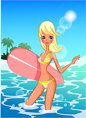 EPS 주간 계절 여자 수영복 바다 여행 포즈 일러스트 휴가 휴식 한명 사람 20대 성인 야외 여름 레포츠 여름휴가 바캉스 비키니 서핑보드 여자만 여자한명만 성인여자만 청년만 청년여자만 성인한명만 청년여자한명만 성인여자한명만 성인만 국내일러스트 자연요소 1 옷 컨셉 레저 청년 보드_스포츠 파일형식 벡터 여름_계절