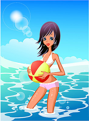 EPS 주간 계절 여자 수영복 바다 여행 포즈 일러스트 공 휴가 휴식 한명 사람 20대 성인 야외 여름 여름휴가 바캉스 비키니 비치볼 여자만 여자한명만 성인여자만 청년만 청년여자만 성인한명만 청년여자한명만 성인여자한명만 성인만 국내일러스트 자연요소 1 옷 컨셉 바캉스용품 청년 파일형식 벡터 여름_계절