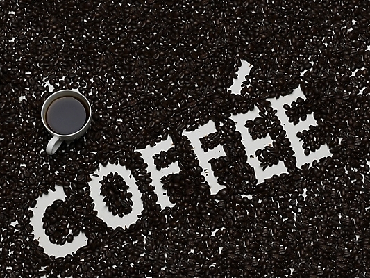 포토 JPG 스튜디오촬영 문자 기호 알파벳 커피 음료 음식 대문자 실내 사람없음 하이앵글 검은색 원두 커피잔 찻잔 원두커피 국내포토 영어 뷰포인트 컬러 잔 내부 파일형식