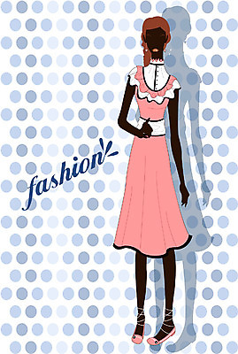 EPS 전신 모델 직업 원피스 여자 패션 포즈 일러스트 한명 서기 사람 20대 성인 여자만 여자한명만 성인여자만 청년만 청년여자만 성인한명만 청년여자한명만 성인여자한명만 성인만 국내일러스트 1 옷 모션 청년 파일형식 벡터