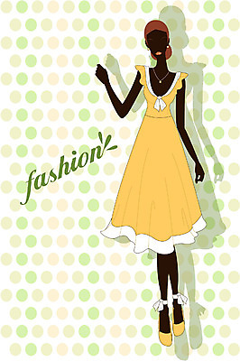 EPS 전신 모델 직업 원피스 여자 패션 포즈 일러스트 한명 서기 사람 20대 성인 여자만 여자한명만 성인여자만 청년만 청년여자만 성인한명만 청년여자한명만 성인여자한명만 성인만 국내일러스트 1 옷 모션 청년 파일형식 벡터