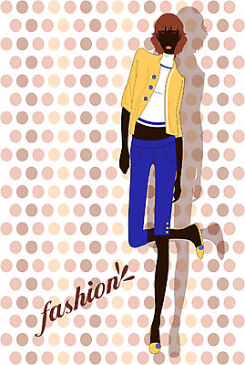 EPS 전신 모델 직업 여자 패션 포즈 일러스트 한명 서기 사람 20대 성인 여자만 여자한명만 성인여자만 청년만 청년여자만 성인한명만 청년여자한명만 성인여자한명만 성인만 국내일러스트 1 모션 청년 파일형식 벡터