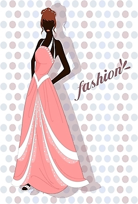 EPS 전신 모델 직업 드레스 여자 패션 포즈 일러스트 한명 서기 사람 20대 성인 여자만 여자한명만 성인여자만 청년만 청년여자만 성인한명만 청년여자한명만 성인여자한명만 성인만 국내일러스트 1 옷 모션 청년 파일형식 벡터