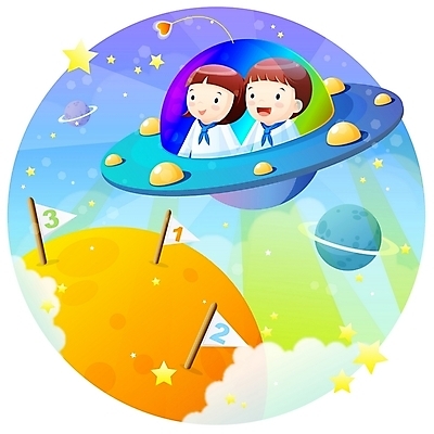 EPS 학생 여자 어린이교육 교육 남자 교복 별 초등학생 어린이 일러스트 사람 소녀 소년 상반신 두명 친구 우주 행성 우주선 순위 어린이만 국내일러스트 자연요소 옷 관계 파일형식 벡터