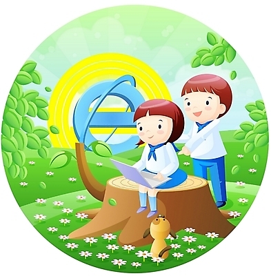 EPS 주간 전신 학생 여자 어린이교육 교육 남자 교복 초등학생 어린이 인터넷 일러스트 서기 사람 앉기 소녀 소년 야외 두명 친구 노트북 컴퓨터 개 어린이만 국내일러스트 자연요소 옷 포유류 관계 모션 전자제품 파일형식 벡터