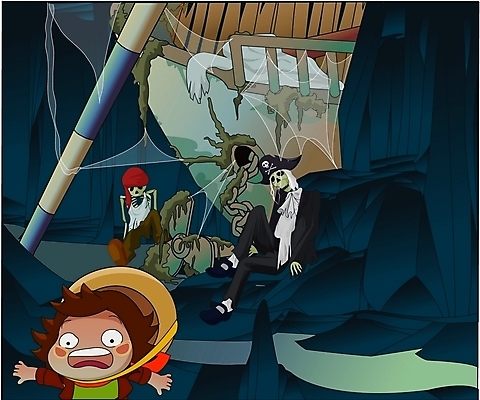 EPS 남자 여행 일러스트 청소년 휴가 해골 한명 사람 소년 10대 도전 동굴 무서움 거미줄 공포 해적 시체 남자만 남자한명만 십대만 십대남자만 십대남자한명만 국내일러스트 1 감정 어린이 뼈 도둑 파일형식 벡터