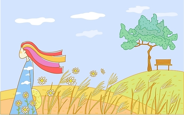 EPS 주간 구름 모자 사계절 계절 여자 꽃 여유 벤치 일러스트 자연 하늘 갈대 한명 사람 초원 20대 성인 야외 가을 소나무 언덕 여자만 여자한명만 성인여자만 청년만 청년여자만 성인한명만 청년여자한명만 성인여자한명만 성인만 국내일러스트 자연요소 나무 식물 1 잡화 감정 의자 청년 생태계 파일형식 벡터