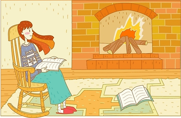 EPS 사계절 계절 여자 여유 겨울 거실 일러스트 자연 휴식 실내 따뜻함 한명 사람 20대 성인 책 독서 벽난로 안락의자 여자만 여자한명만 성인여자만 청년만 청년여자만 성인한명만 청년여자한명만 성인여자한명만 성인만 국내일러스트 1 감정 컨셉 의자 청년 내부 생태계 파일형식 벡터