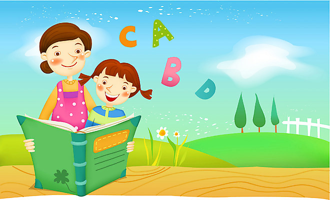 EPS 주간 나무 알파벳 영어 여자 교육 꽃 어린이 일러스트 교과목 엄마 대문자 영어교육 사람 소녀 초원 야외 두명 책 울타리 스쿨라이프 여자만 국내일러스트 자연요소 식물 문자 라이프스타일 학교 가족 담장 파일형식 벡터