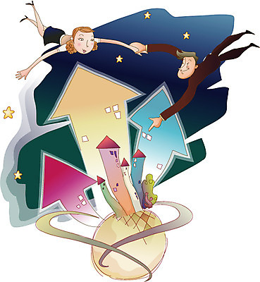 EPS 나무 여자 남자 화살표 별 일러스트 비즈니스 상상 사람 야외 두명 건물 행성 비즈니스맨 비즈니스우먼 국내일러스트 자연요소 식물 건축물 우주 직장인 파일형식 벡터