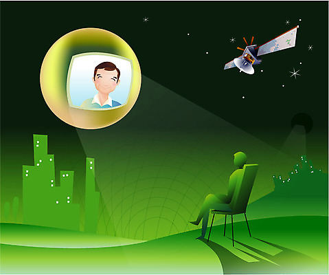 EPS 남자 산업 별 인터넷 의자 일러스트 비즈니스 정보통신 정보기술 사람 빌딩 야외 두명 인공위성 도시 소통 화상 화상통화 남자만 국내일러스트 자연요소 가구 컨셉 통신 기술 건물 정보 상처 통화 파일형식 벡터