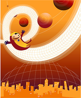 EPS 산업 일러스트 비즈니스 정보통신 정보기술 빌딩 우주 행성 도시 가상인물 국내일러스트 통신 상상 기술 건물 정보 파일형식 벡터