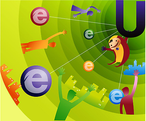 EPS 남자 실루엣 산업 인터넷 일러스트 비즈니스 정보통신 정보기술 사람 여러명 소통 유비쿼터스 남자만 국내일러스트 다수 컨셉 통신 기술 촬영기법 정보 파일형식 벡터