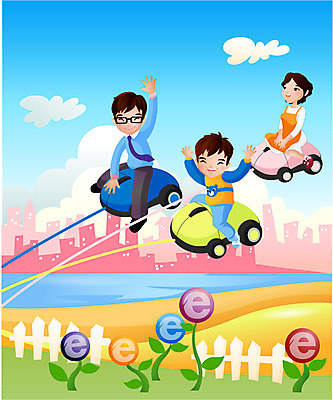 EPS 주간 여자 남자 산업 어린이 인터넷 일러스트 비즈니스 가족 엄마 정보통신 정보기술 사람 빌딩 야외 세명 컴퓨터 비행 도시 마우스 아빠 국내일러스트 자연요소 통신 관계 기술 건물 전자제품 컴퓨터용품 정보 파일형식 벡터