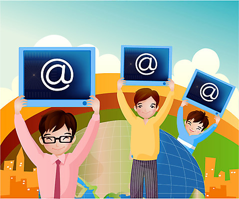 EPS 남자 산업 지구 인터넷 일러스트 비즈니스 정보통신 사람 건물 세명 글로벌 글로벌비즈니스 텔레비전 도시 이메일 남자만 국내일러스트 건축물 통신 전자제품 정보 파일형식 벡터