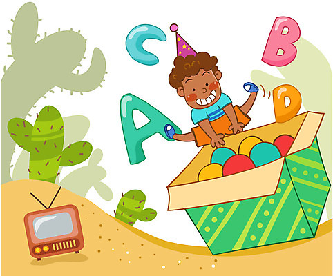 EPS 주간 전신 서양인 식물 알파벳 영어 어린이교육 교육 남자 초등학생 어린이 흑인 일러스트 공 교과목 대문자 선인장 영어교육 한명 사람 소년 야외 상자 텔레비전 희망 꿈 사막 뜀뛰기 남자만 남자한명만 어린이만 소년만 소년한명만 국내일러스트 자연요소 외국인 문자 1 학생 감정 전자제품 파일형식 벡터