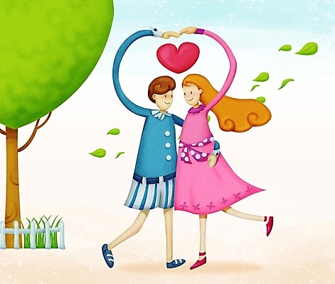 주간 PSD 나무 커플 여자 남자 행복 감정 데이트 일러스트 나뭇잎 사랑 사람 야외 두명 기쁨 로맨틱 하트 국내일러스트 자연요소 모양 식물 컨셉 잎 관계 파일형식