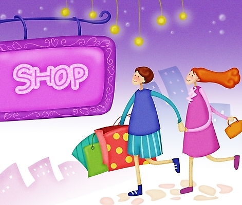 PSD 커플 여자 남자 행복 감정 데이트 일러스트 사랑 사람 야외 두명 쇼핑 상점 로맨틱 야간 즐거움 국내일러스트 자연요소 컨셉 관계 파일형식